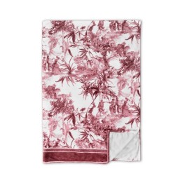 Baci Milano Plaid Versailles rosso 130 × 180 cm