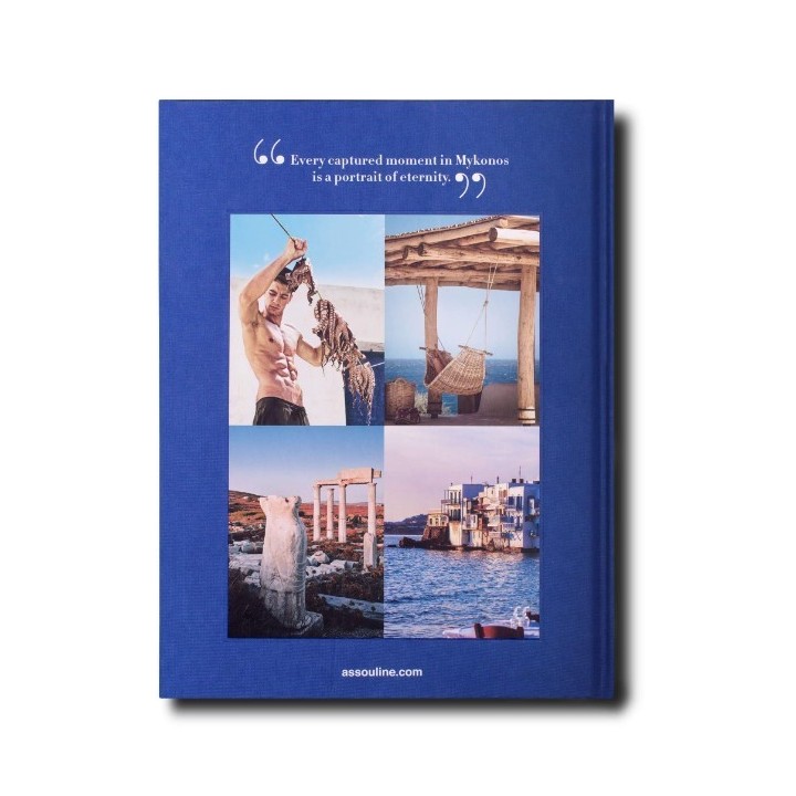 Assouline Libro Mykonos Muse copertina in seta