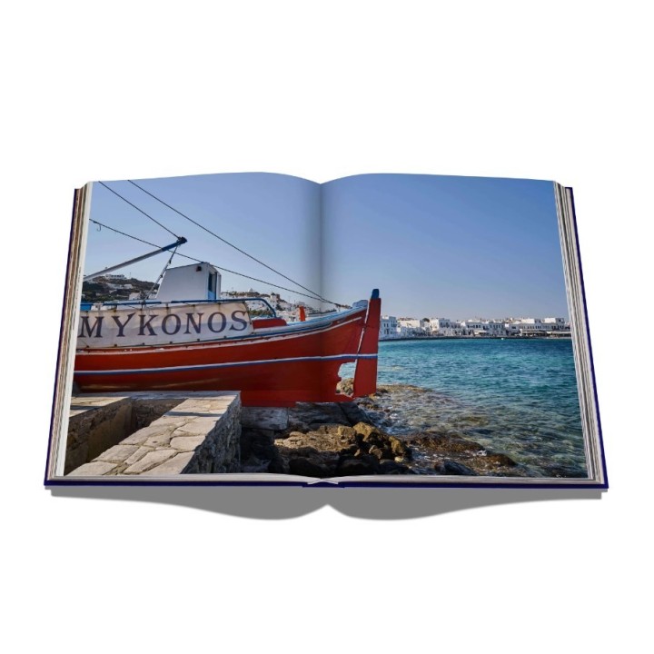 Assouline Libro Mykonos Muse copertina in seta