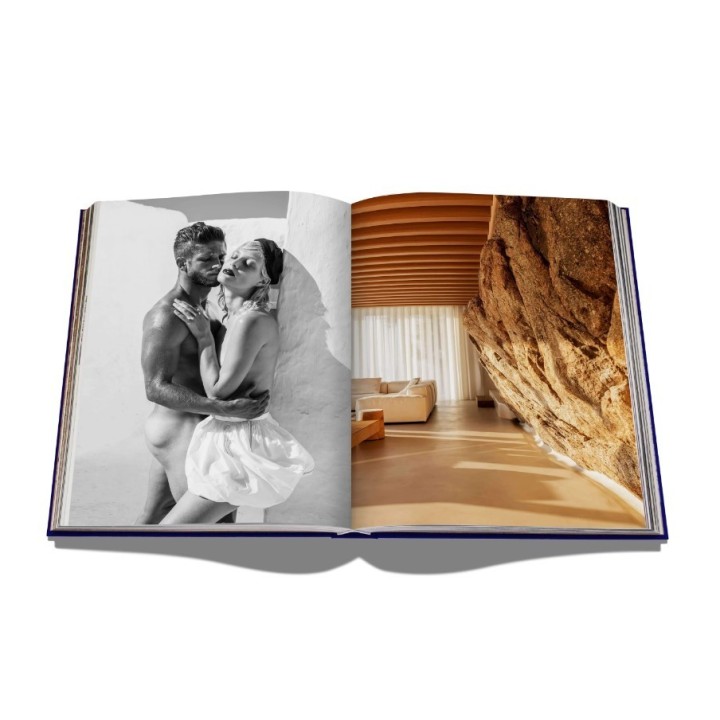 Assouline Libro Mykonos Muse copertina in seta