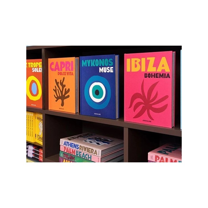 Assouline Libro Mykonos Muse copertina in seta