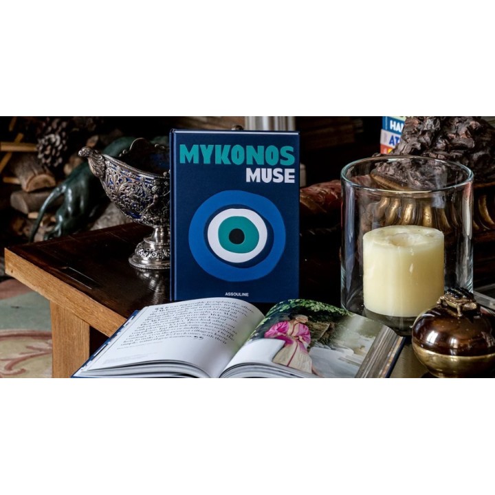 Assouline Libro Mykonos Muse copertina in seta