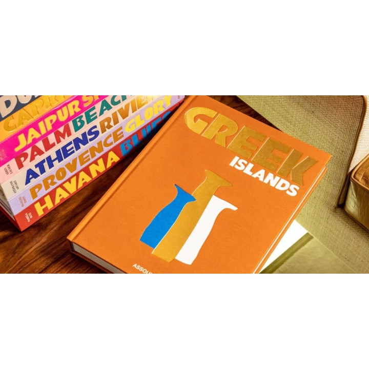 Assouline Libro Greek Islands copertina in lino