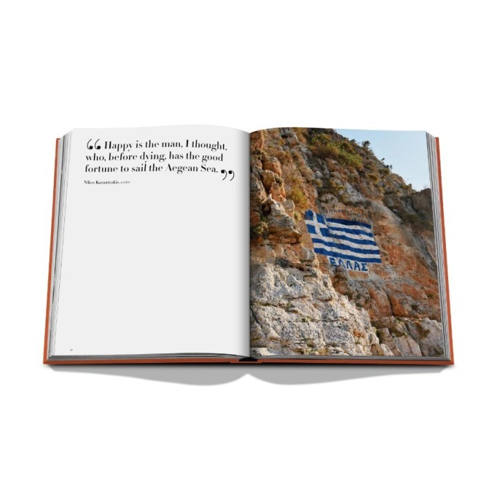 Assouline Libro Greek Islands copertina in lino