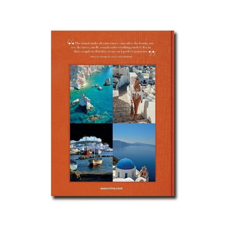 Assouline Libro Greek Islands copertina in lino