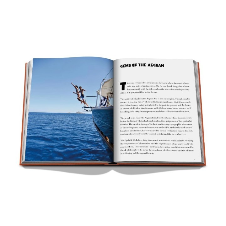 Assouline Libro Greek Islands copertina in lino