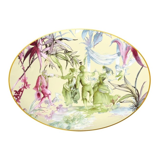PIATTO A SERVIRE OVALE 36CM - FIRENZE