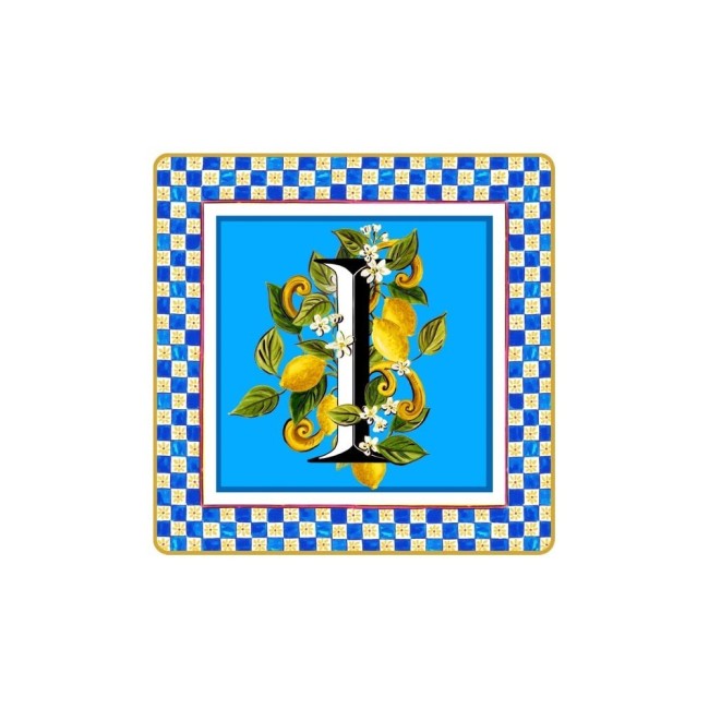 SVUOTATASCHE MINI 15X15 - ORTIGIA LETTERA I