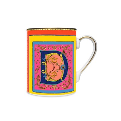MUG PORCELLANA - ORTIGIA LETTERA D