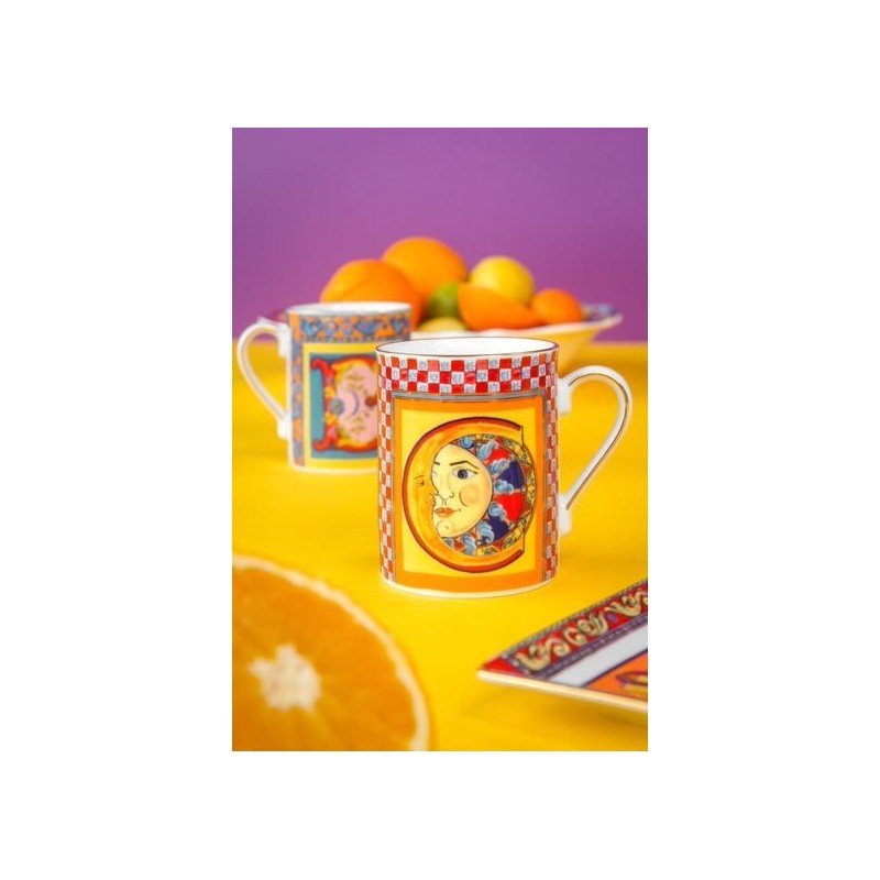 MUG PORCELLANA - ORTIGIA LETTERA L