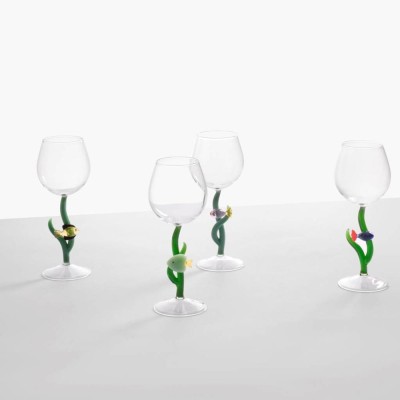 Calice da Vino Marine Garden con Pesce Verde Ichendorf... 2