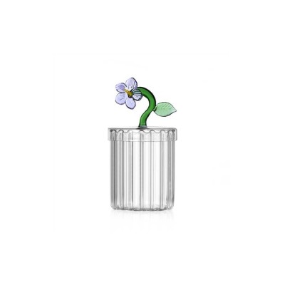 BOTANICA SCATOLA OTTICA FIORE LILLA