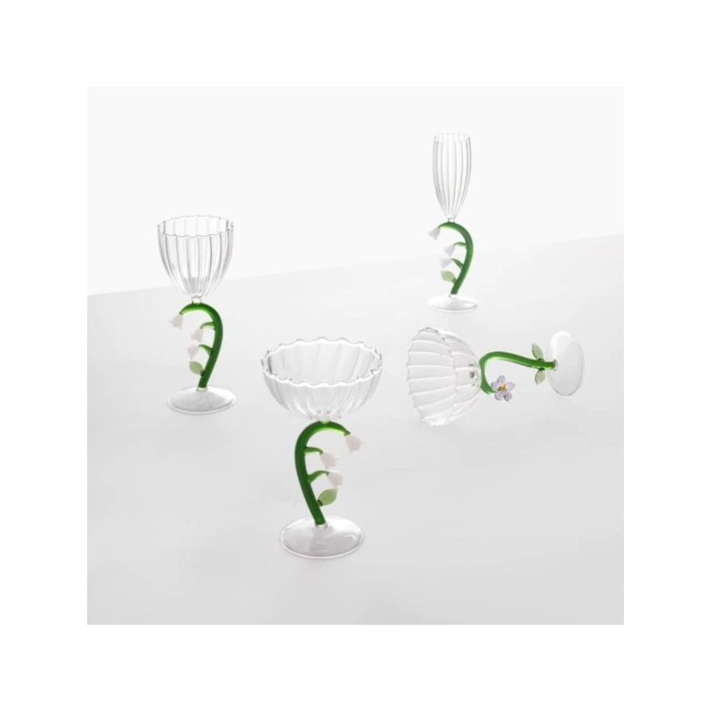 BOTANICA CALICE OTTICO FIORE BIANCO