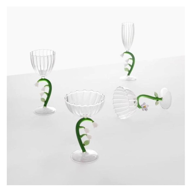 BOTANICA CALICE OTTICO FIORE BIANCO