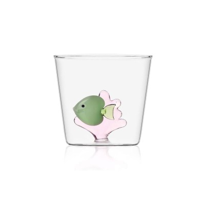 MARINE GARDEN TUMBLER PESCE VERDE ALGA ROSA