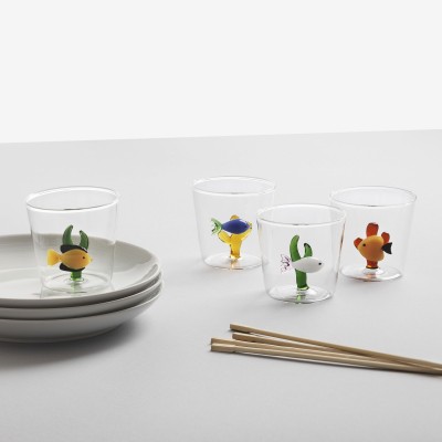MARINE GARDEN TUMBLER PESCE VERDE ALGA ROSA  2