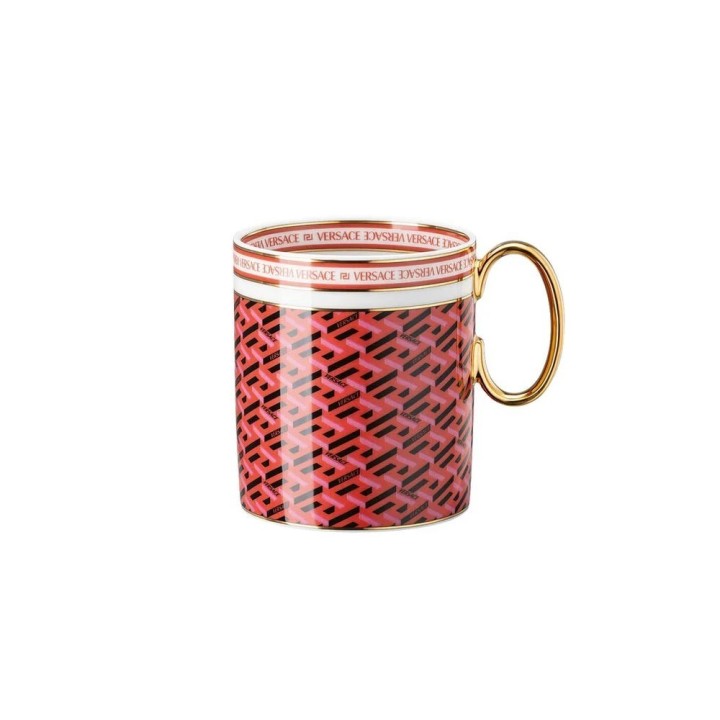 Versace Mug La Greca Signature rossa da 300 ml