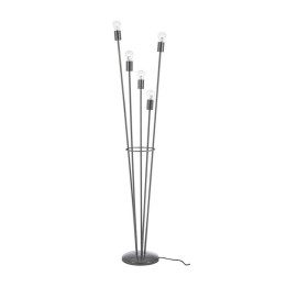 Bizzotto Piantana Fiaccola 5 luci argento alta 155 cm