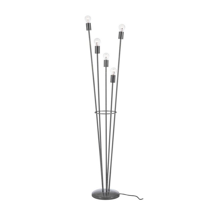 Bizzotto Piantana Fiaccola 5 luci argento alta 155 cm