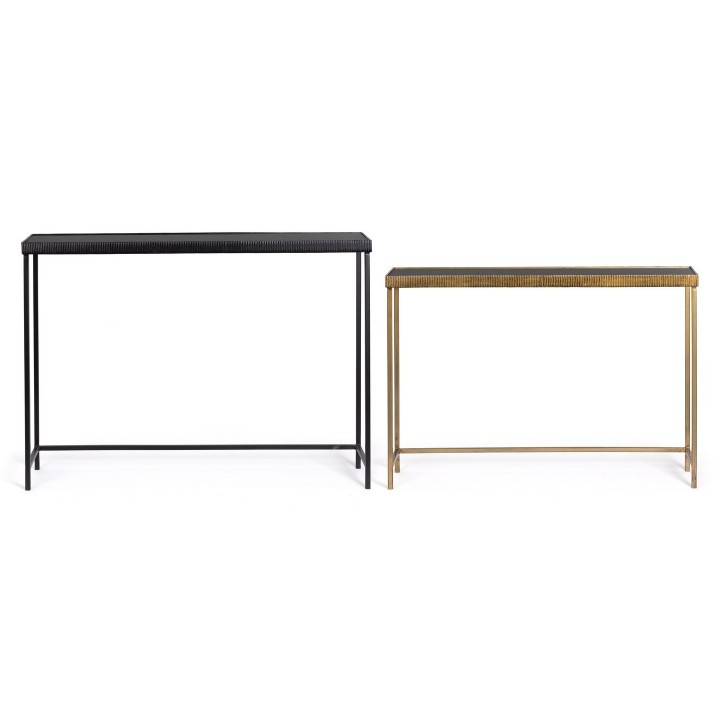 Bizzotto Consolle Yamir grande nera 107 × 26 cm
