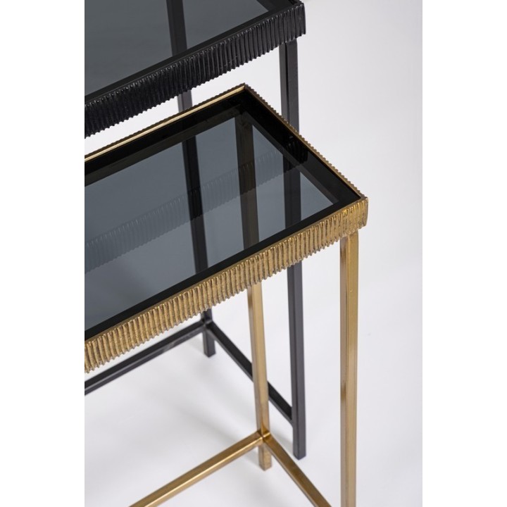 Bizzotto Consolle Yamir grande nera 107 × 26 cm