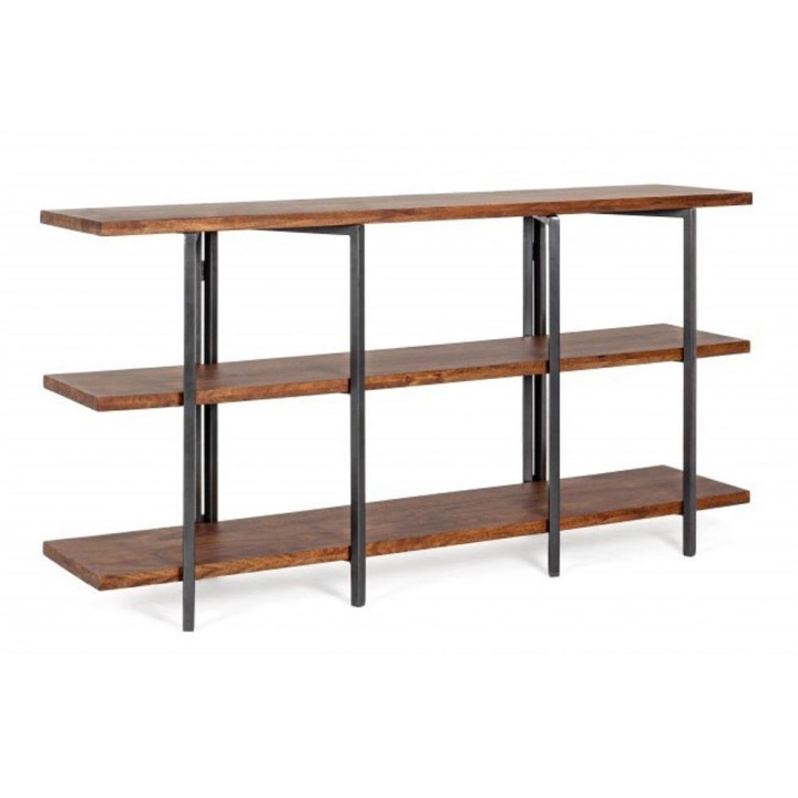 Bizzotto Consolle libreria Jupiter a 3 ripiani 172 × 43 cm