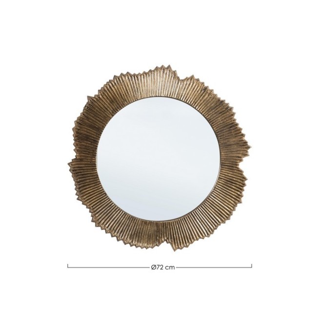 SPECCHIO C-C YAMIR ORO D72