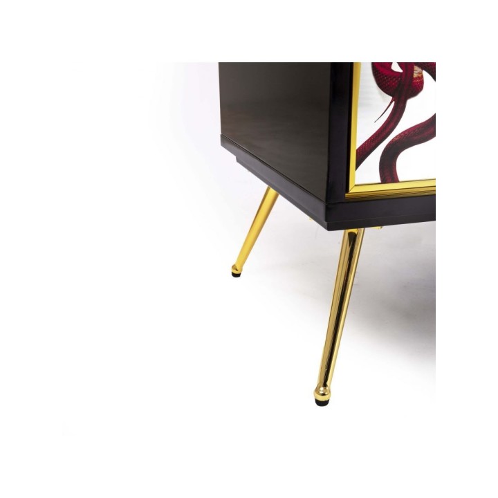 Seletti Madia Serpenti con ante in vetro 158 × 45 cm