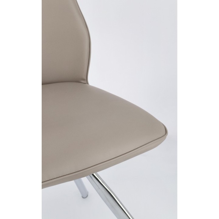 Bizzotto Sedia Maxwell in similpelle tortora
