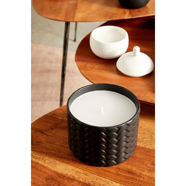 Bizzotto Candela profumata Twine nera Ø 14,5 cm