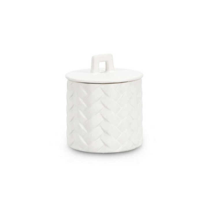 Bizzotto Candela profumata Twine bianca Ø 9,5 cm