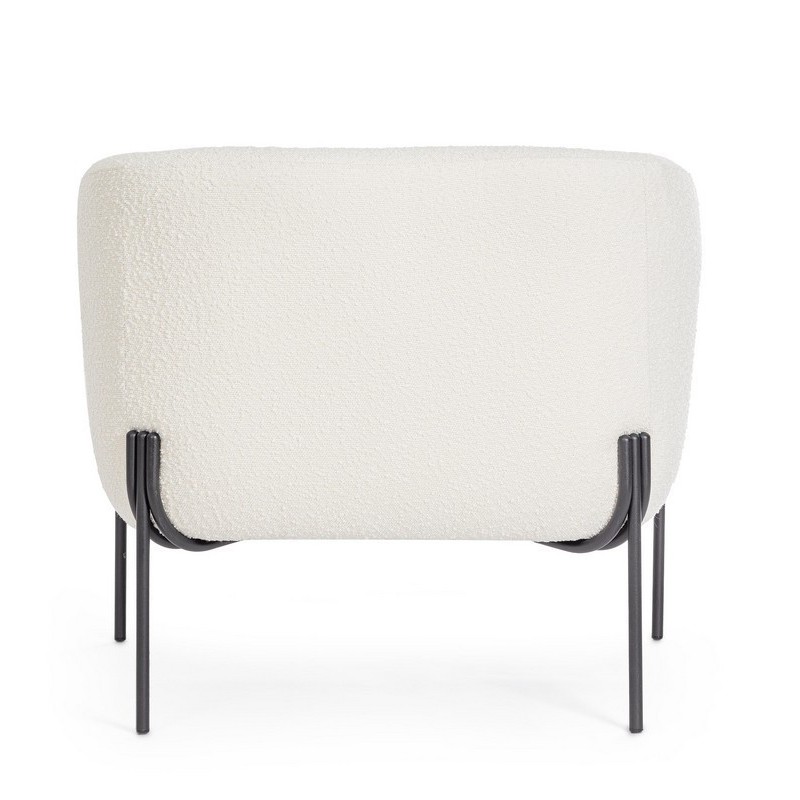 POLTRONA CLAUDINE BIANCO BOUCLE'
