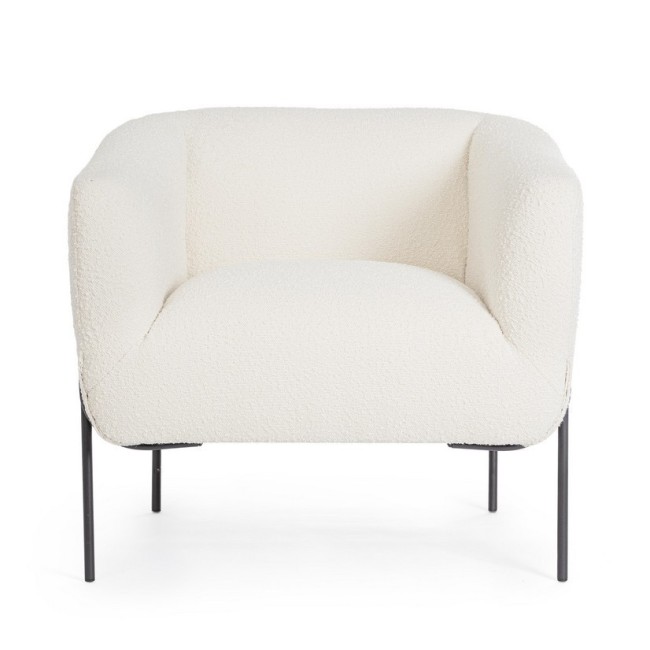 POLTRONA CLAUDINE BIANCO BOUCLE'
