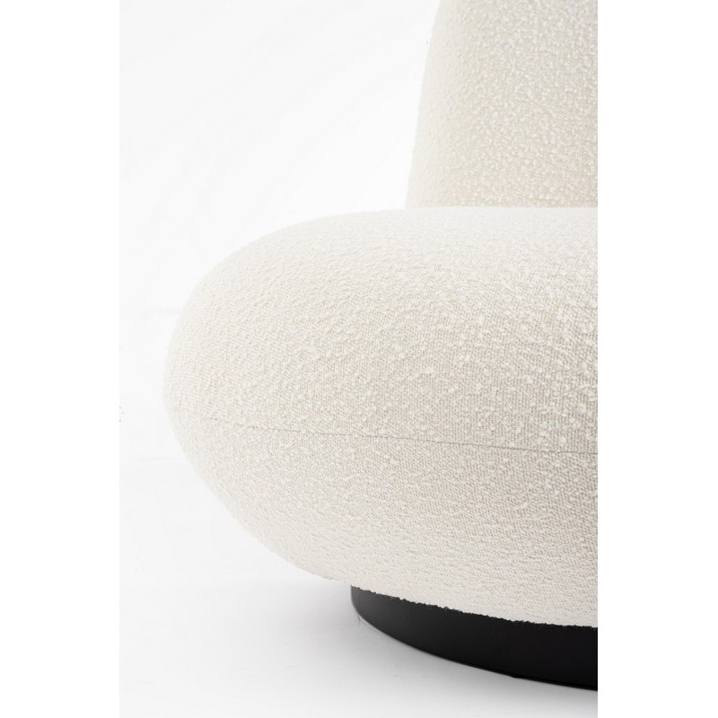 POLTRONA MARGOT GIREV BIANCO BOUCLE'