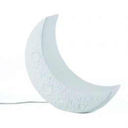 Seletti My Tiny Moon Lamp con luce LED calda