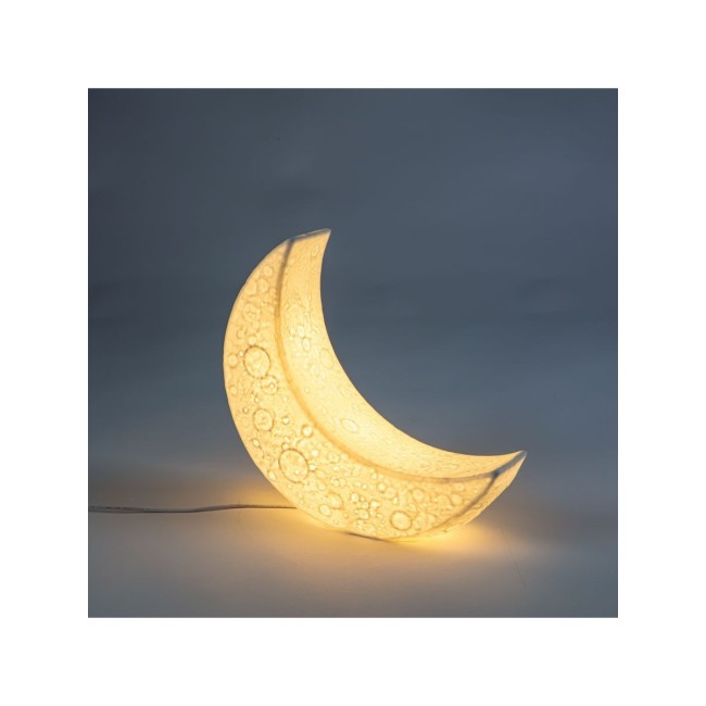 LAMPADA IN PORCELLANA "MY TINY MOON" Cm. 36.9x10x3