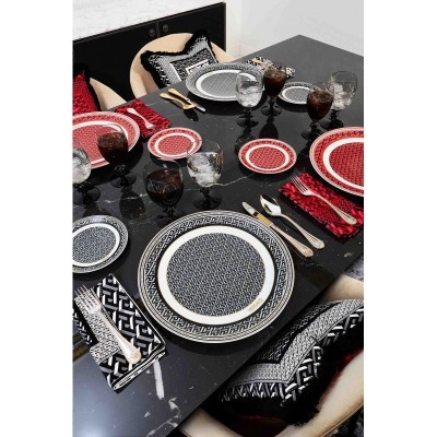 Piatto piano 17 cm LA GRECA SIGNATURE BLACK 2