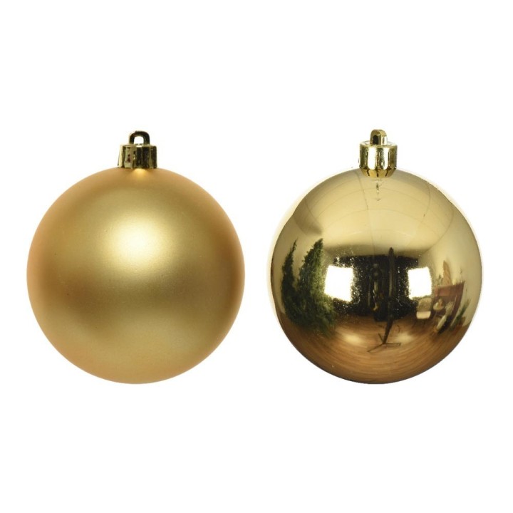 Kaemingk Set di 6 palline di Natale oro Ø 8 cm