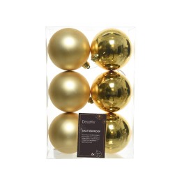 Kaemingk Set di 6 palline di Natale oro Ø 8 cm