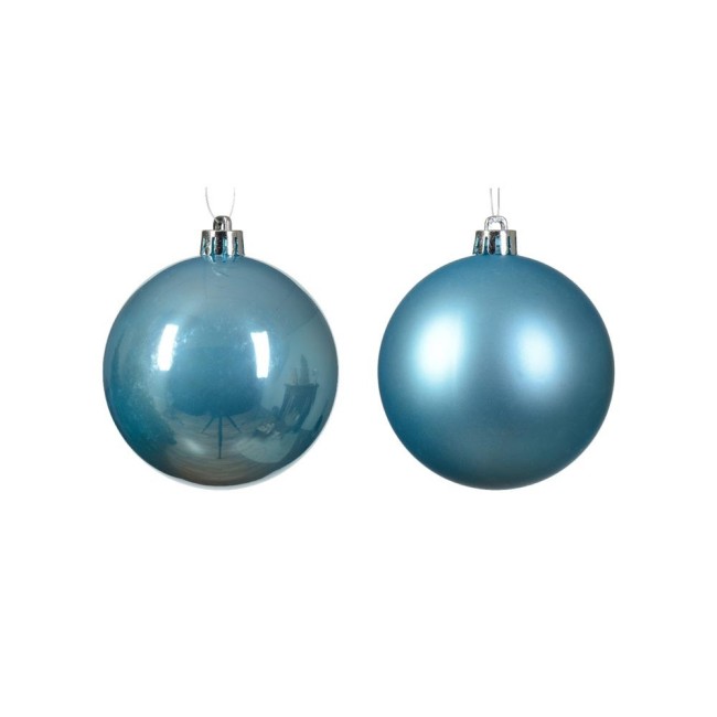 BAUBLE SHATTERPROOF  MIX SUGAR BLUE
