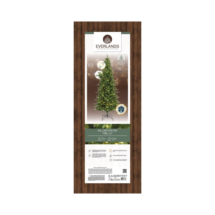 Kaemingk Albero di Natale Killington 240 cm 460 LED