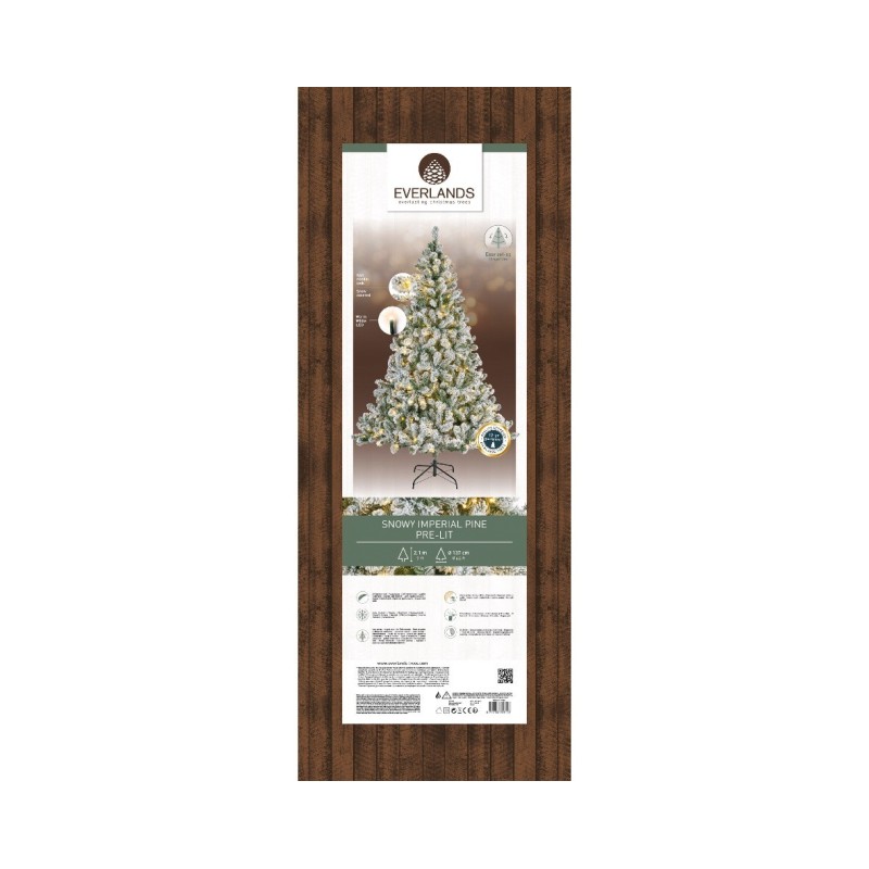 PINO IMPERIALE INNEVATO LED H210CM  