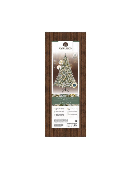 PINO IMPERIALE INNEVATO LED H210CM  