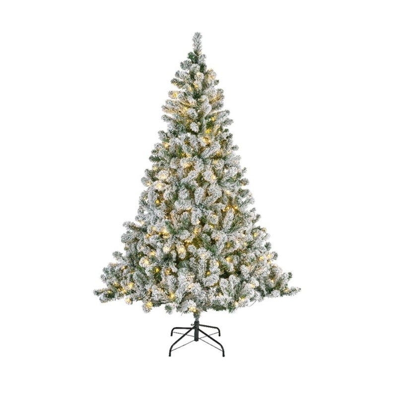 Albero Pino Imperiale Innevato Micro LED 240 cm...