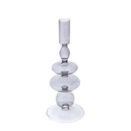 Hervit Creations Portacandela Blow fumé alto 23 cm