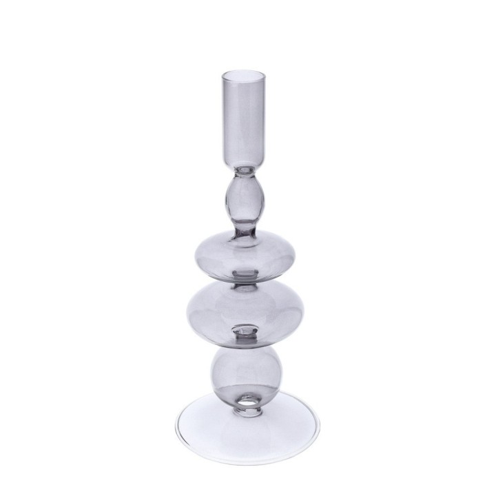Hervit Creations Portacandela Blow fumé alto 23 cm