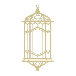 Hervit Creations Lanterna metallo traforato oro da appendere