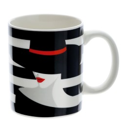 Hervit Creations Tazza mug Fashion Lola in porcellana Ø 8 cm