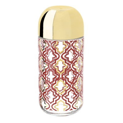 Contenitore Natalizio VLK Design D9x21 cm in Vetro Hervit