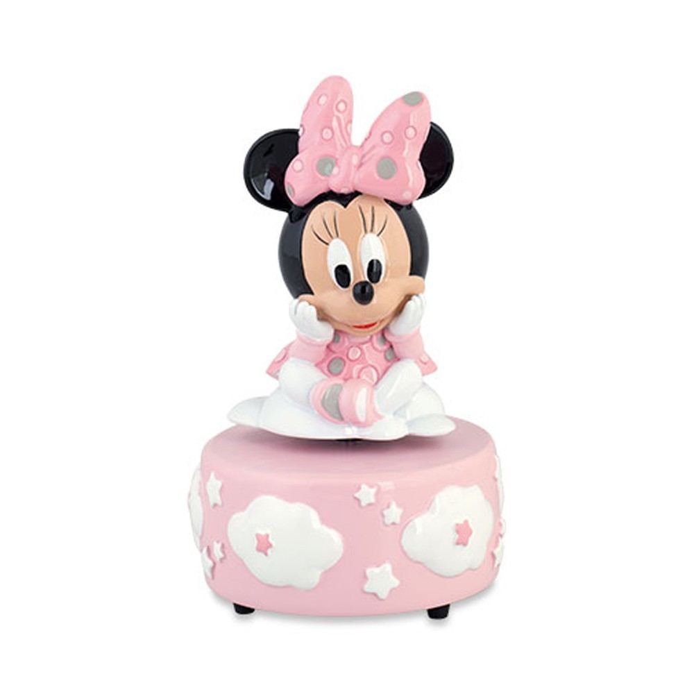 Bomboniera Battesimo Bimba Minnie Carillon Walt Disney - Fiocco